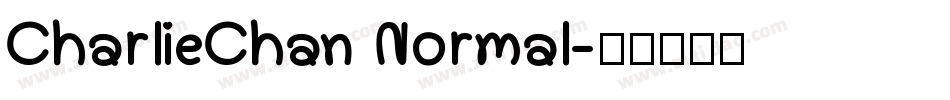 CharlieChan Normal字体转换